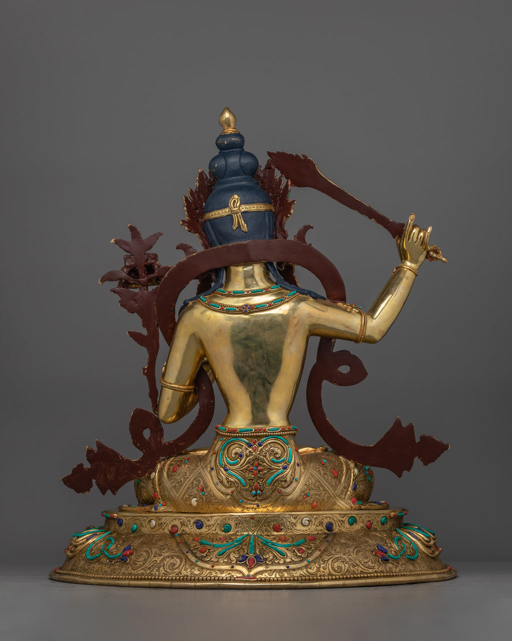 The Bodhisattva Of Wisdom Manjushri Figurine 