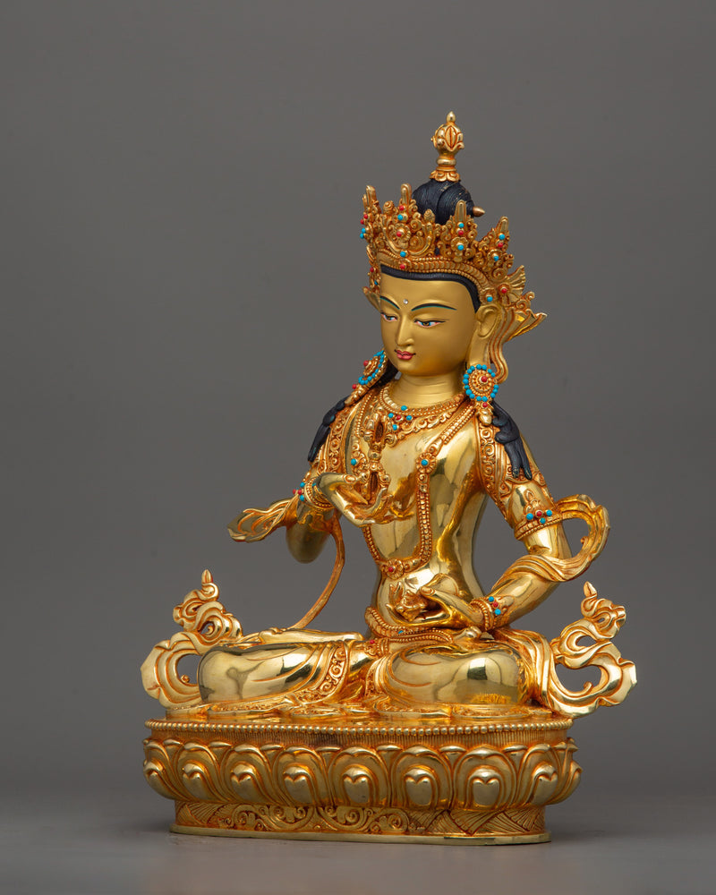 Sacred Buddhist Vajrasattva Figurine | Protector of Purity and Enlightened Energy