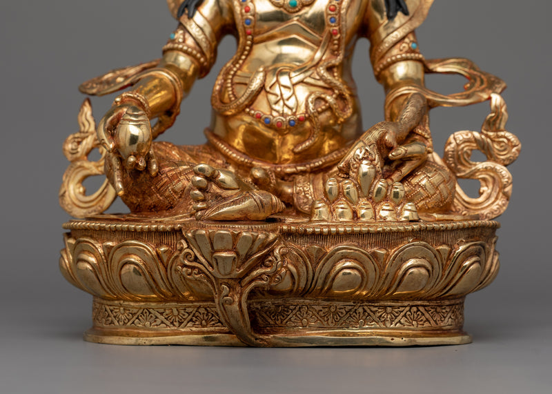 Himalayan Dzambhala Statue for Shrine | Icon for Spiritual Abundance