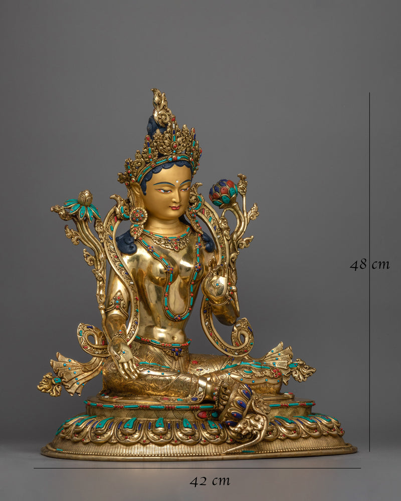 compassionate-goddess-green-tara-figurine