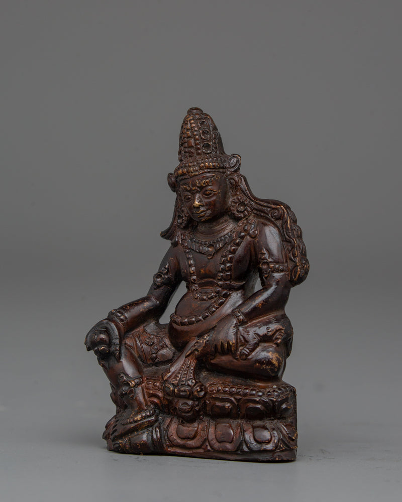 Hindrances Remover Black Dzambhala Statue | Bestower of Prosperity and Protection