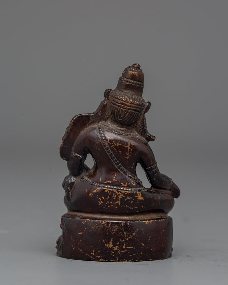 Hindrances Remover Black Dzambhala Statue | Bestower of Prosperity and Protection