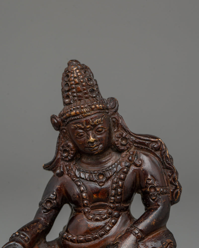 Hindrances Remover Black Dzambhala Statue | Bestower of Prosperity and Protection