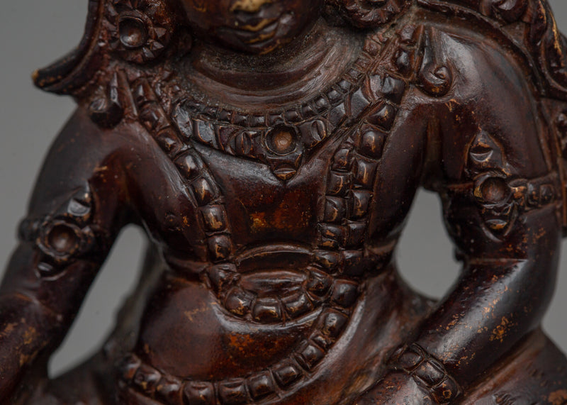 Hindrances Remover Black Dzambhala Statue | Bestower of Prosperity and Protection