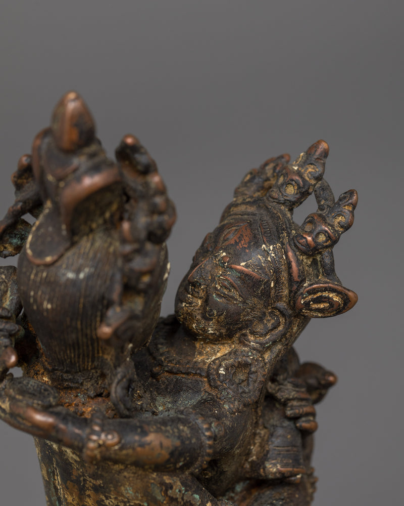 8.3 Inch Chakrasambhara Yidam Statue | The Deity of Supreme Bliss