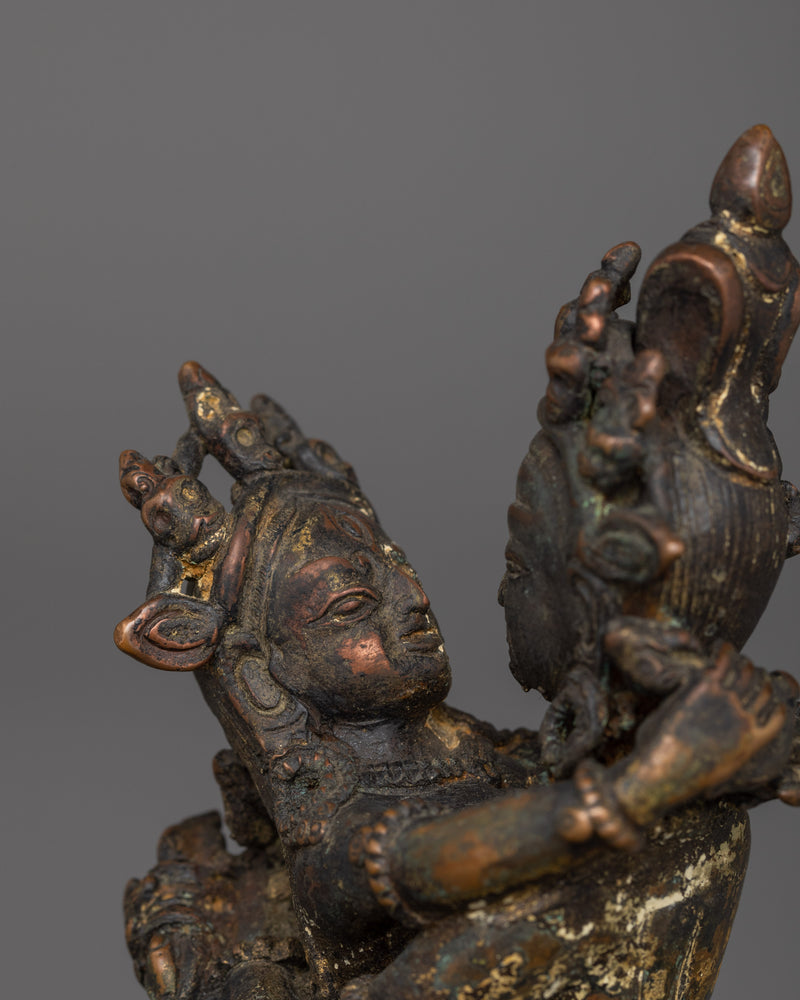 8.3 Inch Chakrasambhara Yidam Statue | The Deity of Supreme Bliss