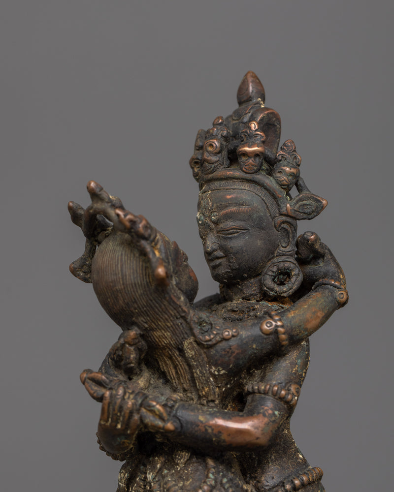 8.3 Inch Chakrasambhara Yidam Statue | The Deity of Supreme Bliss