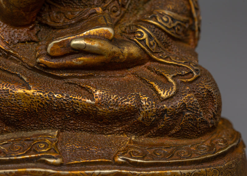 Tibetan Leader of The Kagyu Lineage Karmapa Statue | Guardian of the Dharma Teachings