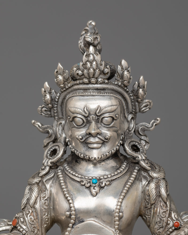 Tibetan Dzambhala Wealth Deity Statue | Sculpture for Prosperity and Spiritual Wealth