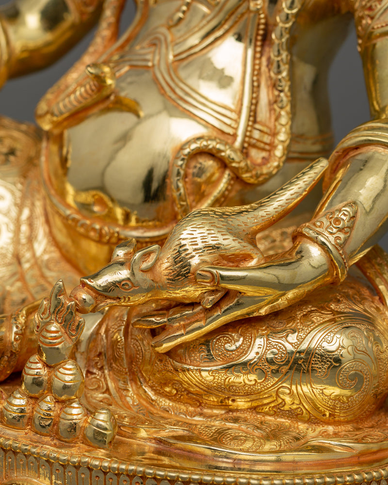 Dzambhala 13.8 Inch Statue | Wealth Deity of Buddhism