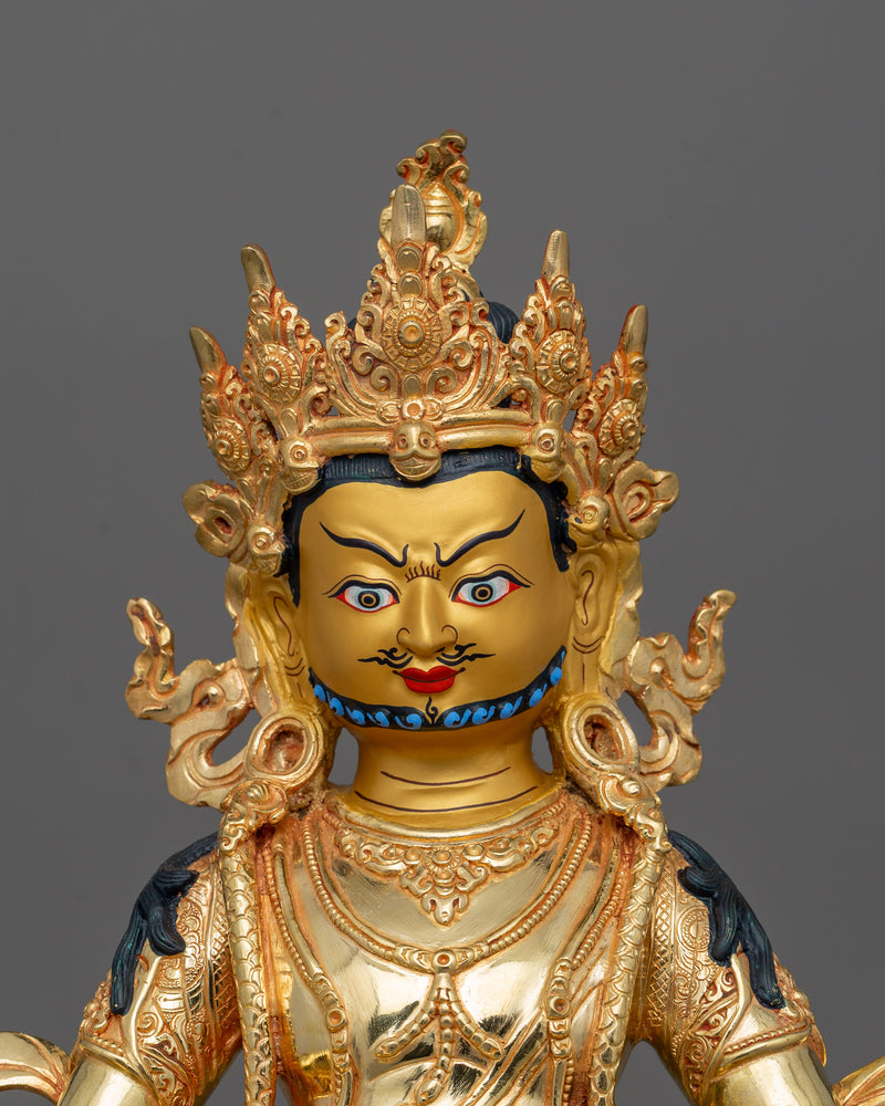 Dzambhala 13.8 Inch Statue | Wealth Deity of Buddhism