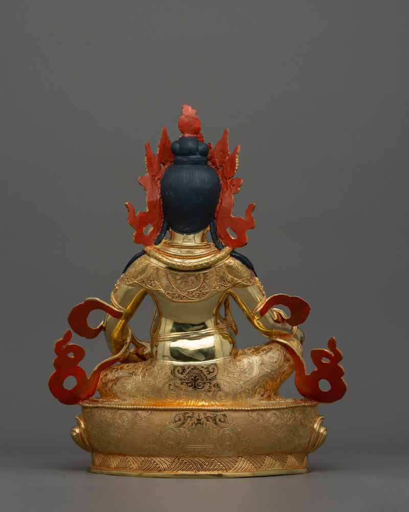 Dzambhala 13.8 Inch Statue | Wealth Deity of Buddhism