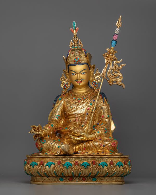 Masterfully Handcrafted Guru Rinpoche Statue