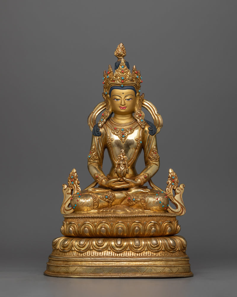 24k-gold-gilded-amitayus-statue