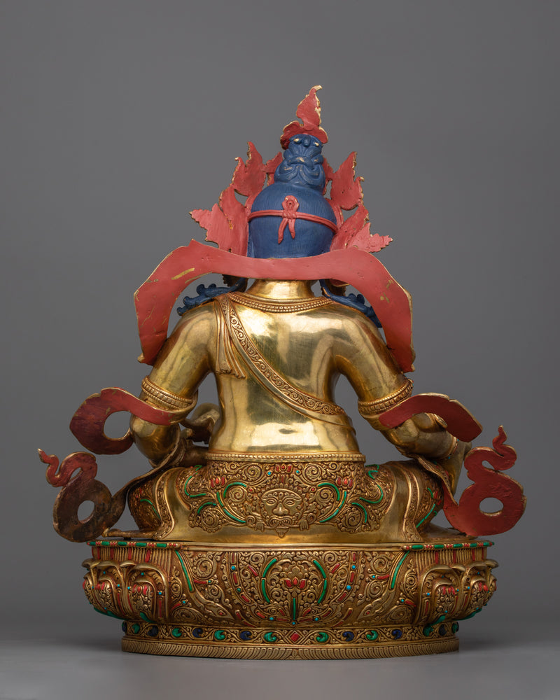 Himalayan Wealth Deity Dzambhala Figurine | Guardian of Prosperity