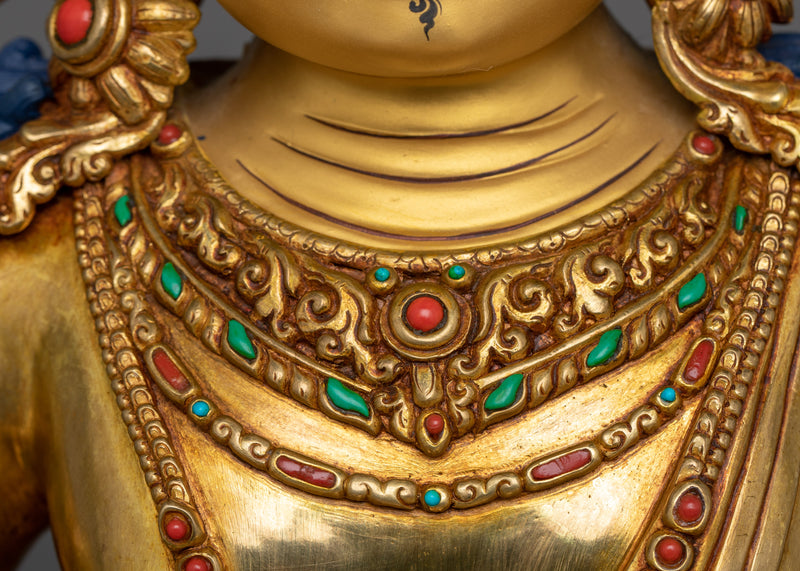 Himalayan Wealth Deity Dzambhala Figurine | Guardian of Prosperity