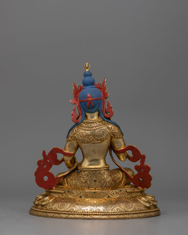 Handmade Vajrasattva Buddhist Deity Figurine | The Tibetan Deity of Purification