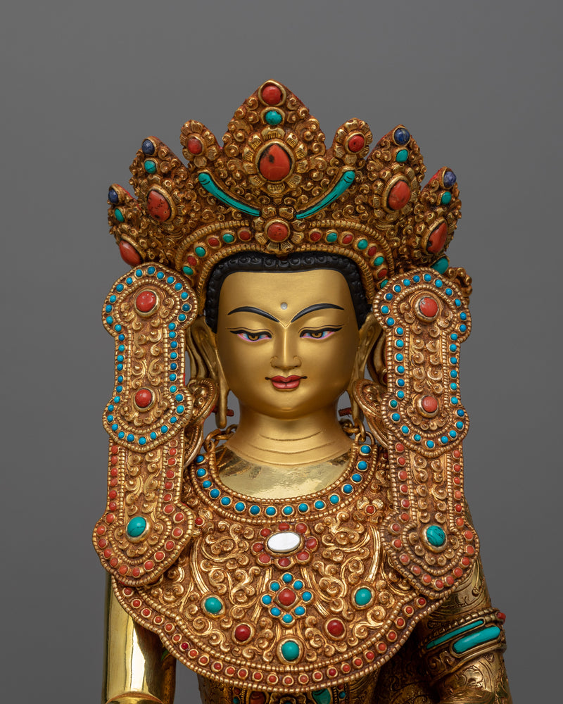 Crown Shakyamuni Buddha The Enlightened Spiritual Teacher | Wisdom and Enlightenment