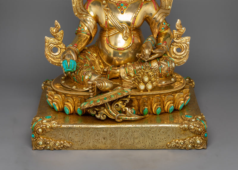 Buddhist Dzambhala Kubera Altar Figurine | Protector of Wealth and Harmony