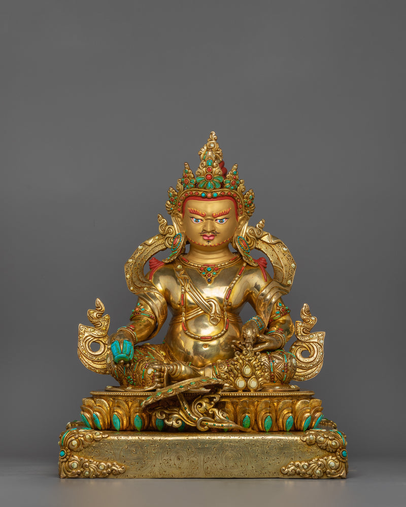 Buddhist Dzambhala Kubera Altar Figurine | Protector of Wealth and Harmony