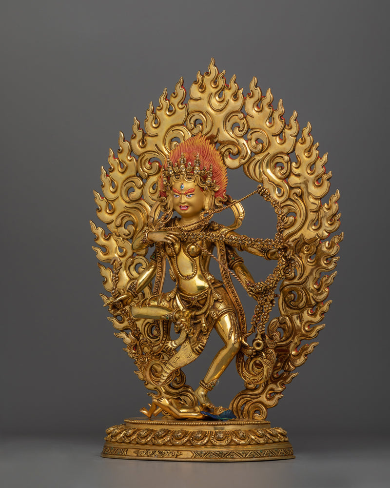 Sacred Kurukulla Deity Sculpture | Representation of Love and Magnetism