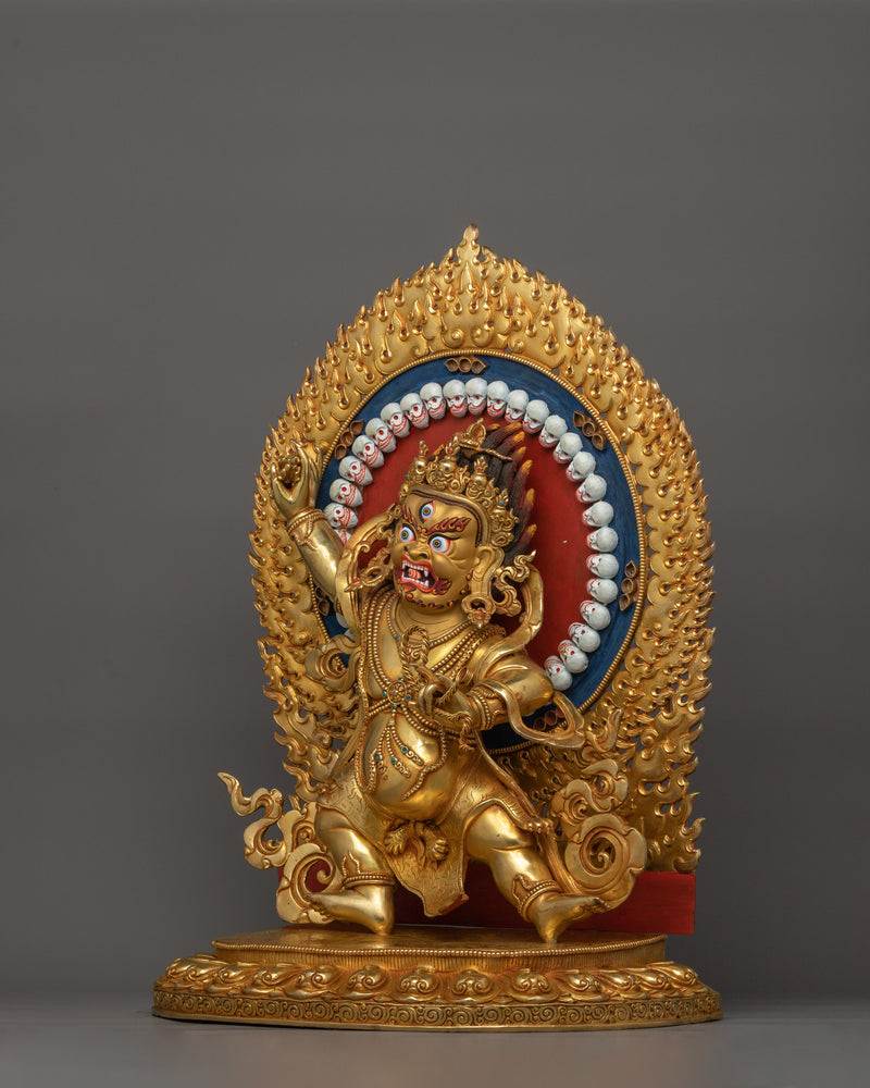 Tibetan Vajrapani Bodhisattva Statue | Holder of Thunderbolt