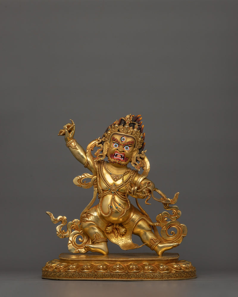 Tibetan Vajrapani Bodhisattva Statue | Holder of Thunderbolt