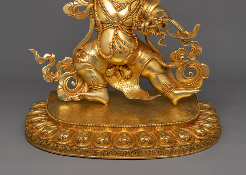 Tibetan Vajrapani Bodhisattva Statue | Holder of Thunderbolt