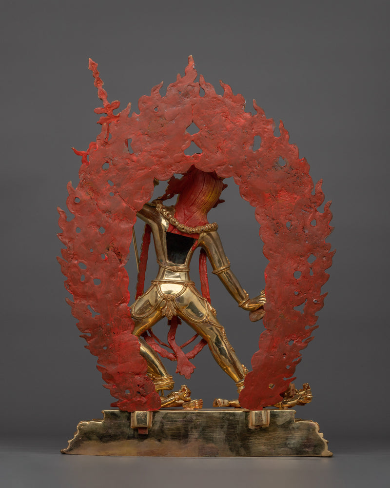 Female Buddha Tantric  Deity Vajrayogini Sculpture | The Powerful Divine Red Dakini