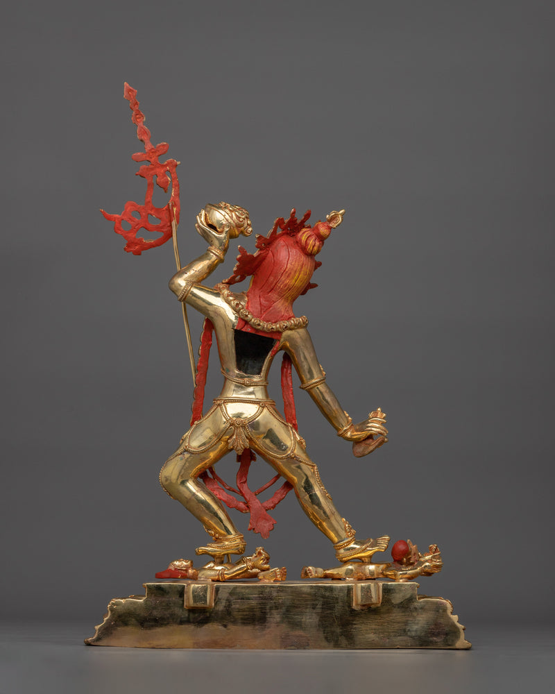 Female Buddha Tantric  Deity Vajrayogini Sculpture | The Powerful Divine Red Dakini