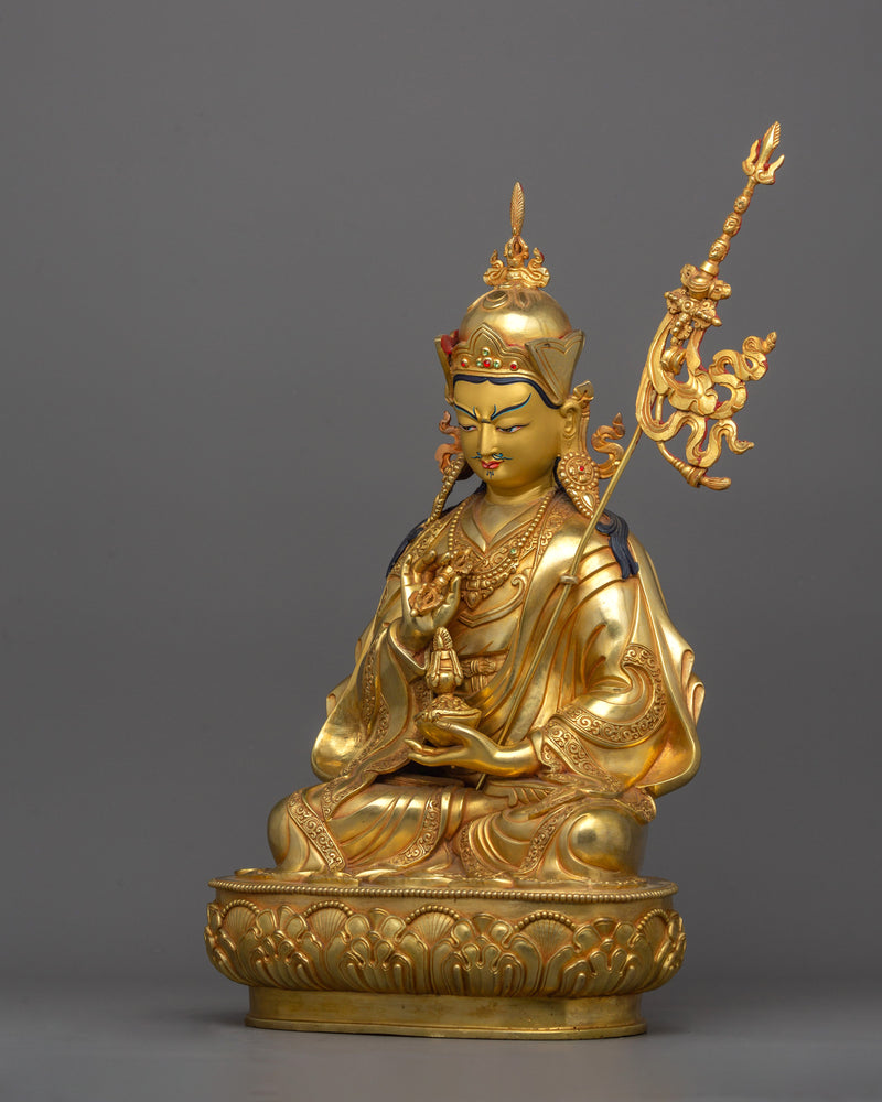 Buddhist Guru Tsokye Dorje Sculpture | Representation of Spiritual Mastery and Protection