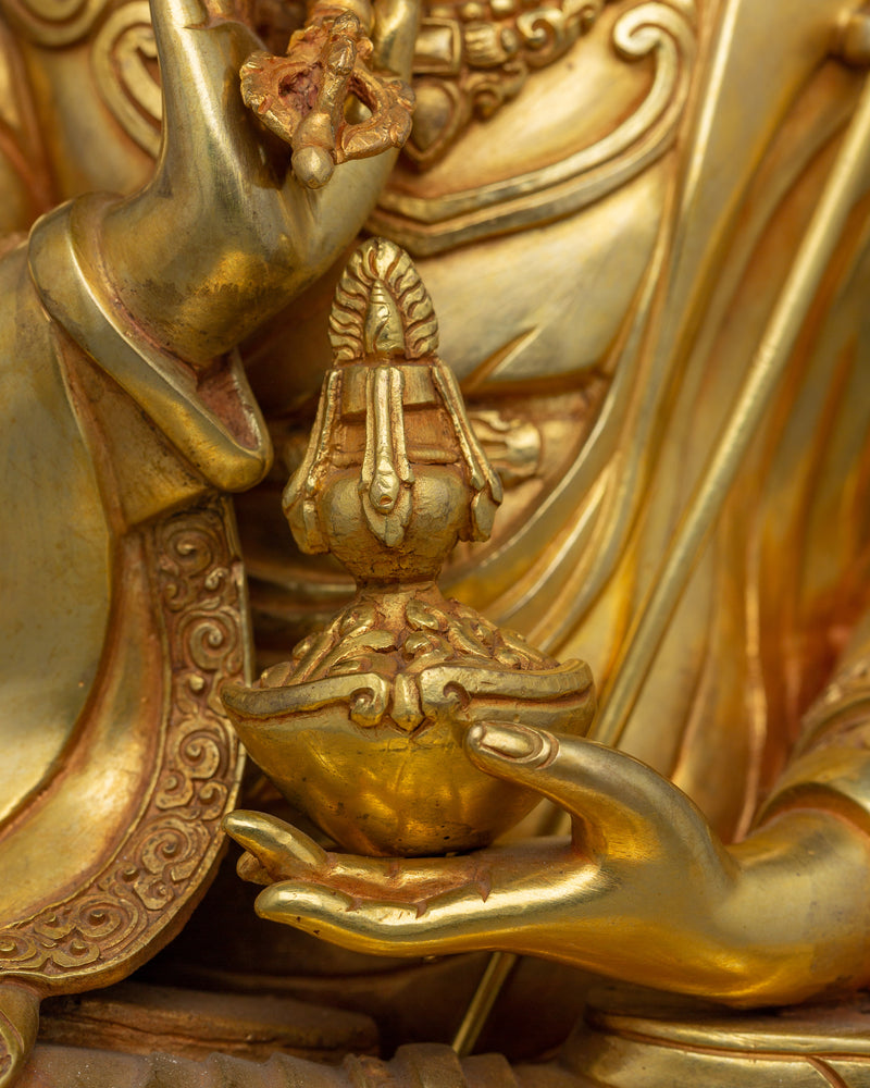 Buddhist Guru Tsokye Dorje Sculpture | Representation of Spiritual Mastery and Protection