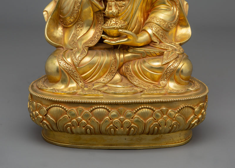 Buddhist Guru Tsokye Dorje Sculpture | Representation of Spiritual Mastery and Protection