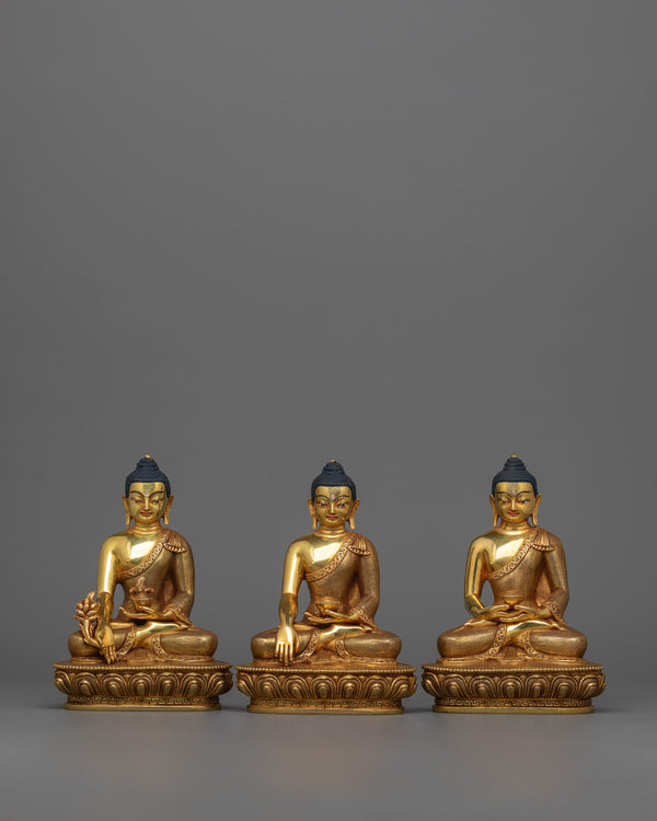 sacred-three-buddha-sculpture-set