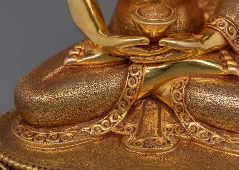 Sacred Three Buddha Sculpture Set | Medicine, Amitabha, and Shakyamuni Statues