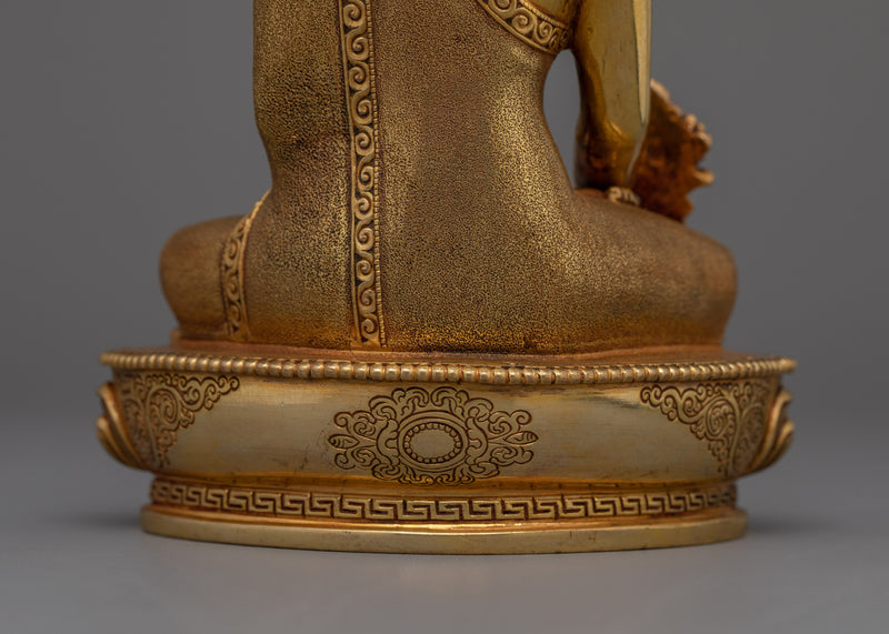 Sacred Three Buddha Sculpture Set | Medicine, Amitabha, and Shakyamuni Statues