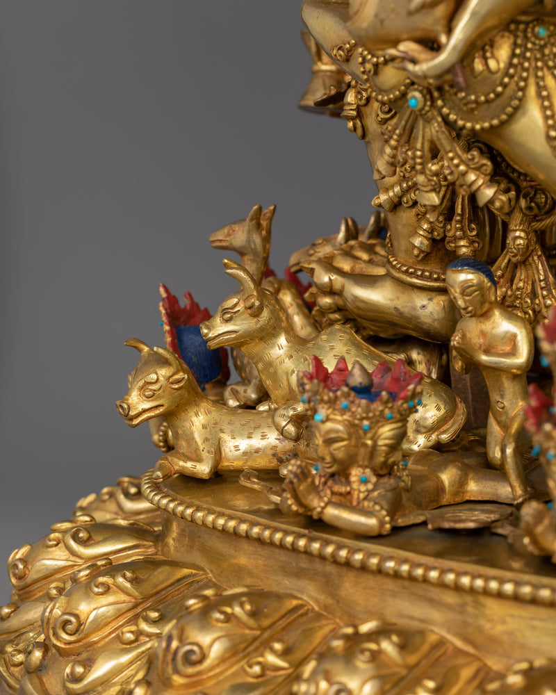 Yidam Deity Yamantaka Statue | Majestic Buddhist Protector Statue