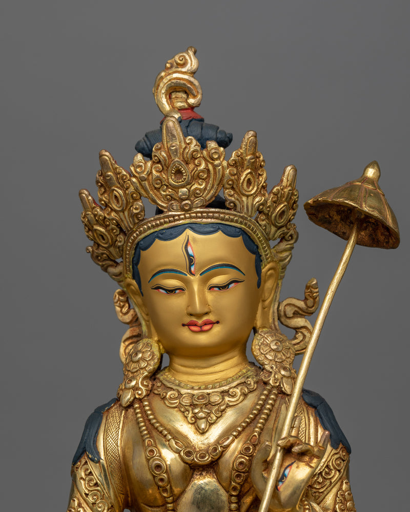 Tibetan Sitatapatra Statue "Dukar" | An Emanation of Avalokiteshvara