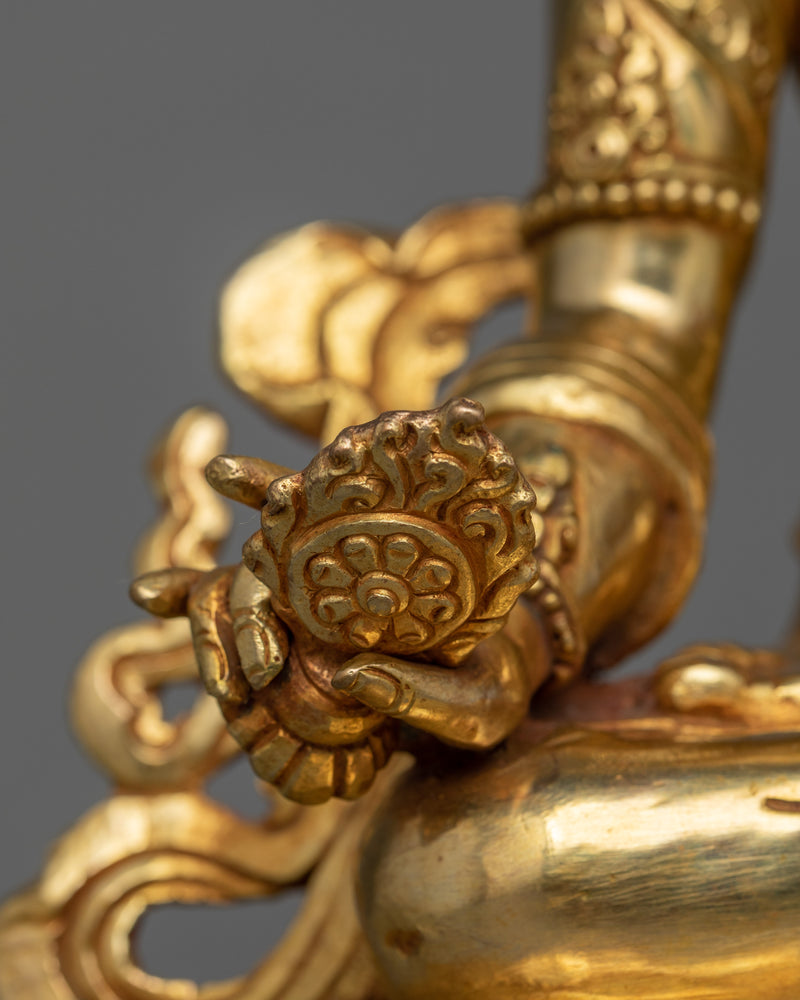 Tibetan Sitatapatra Statue "Dukar" | An Emanation of Avalokiteshvara