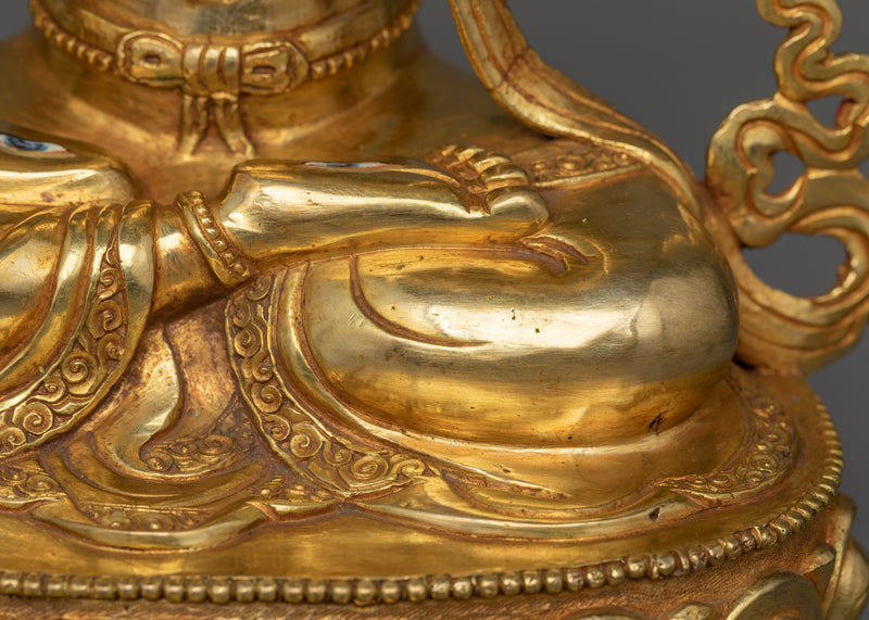 Tibetan Sitatapatra Statue "Dukar" | An Emanation of Avalokiteshvara