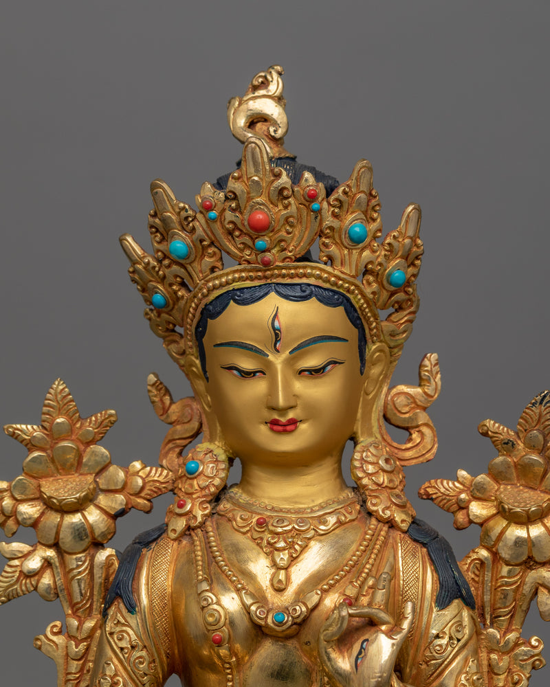 Female Buddha Arya Tara Goddess Statue | The Noble Tara of Compassion