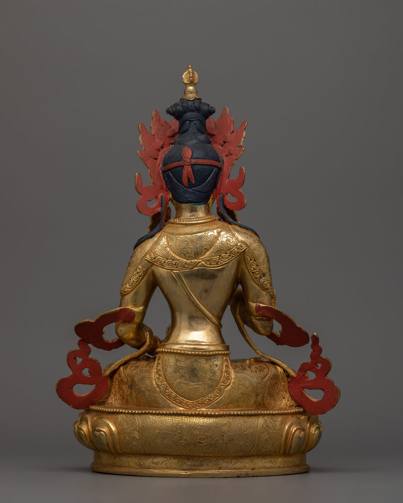 Mindful Decor Vajrasattva Bodhisattva Figurine | Guardian of Purity and Wisdom