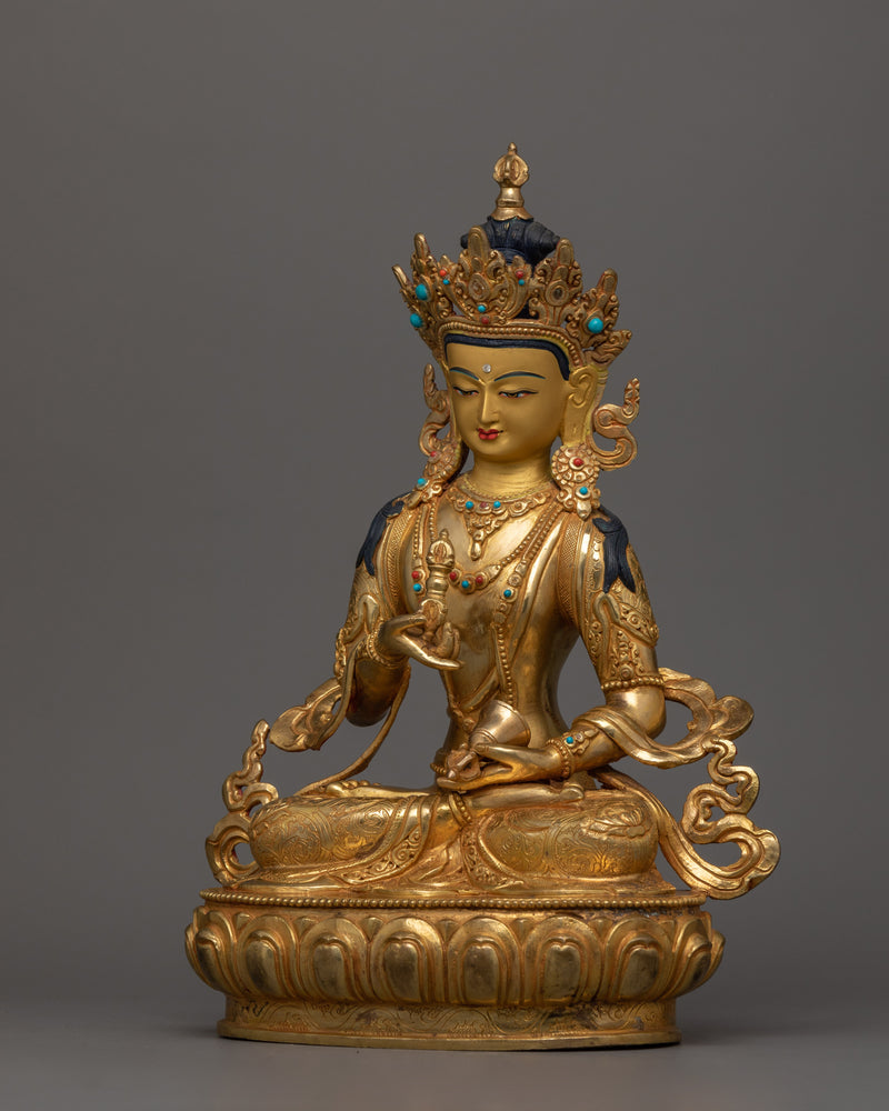 Mindful Decor Vajrasattva Bodhisattva Figurine | Guardian of Purity and Wisdom