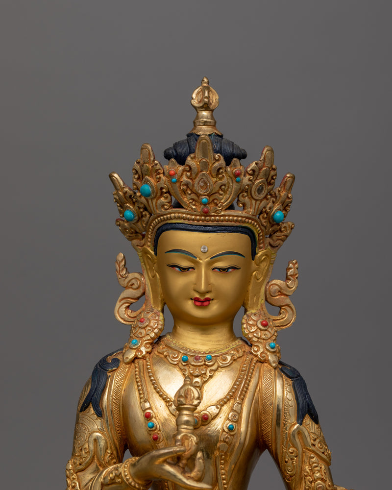 Mindful Decor Vajrasattva Bodhisattva Figurine | Guardian of Purity and Wisdom