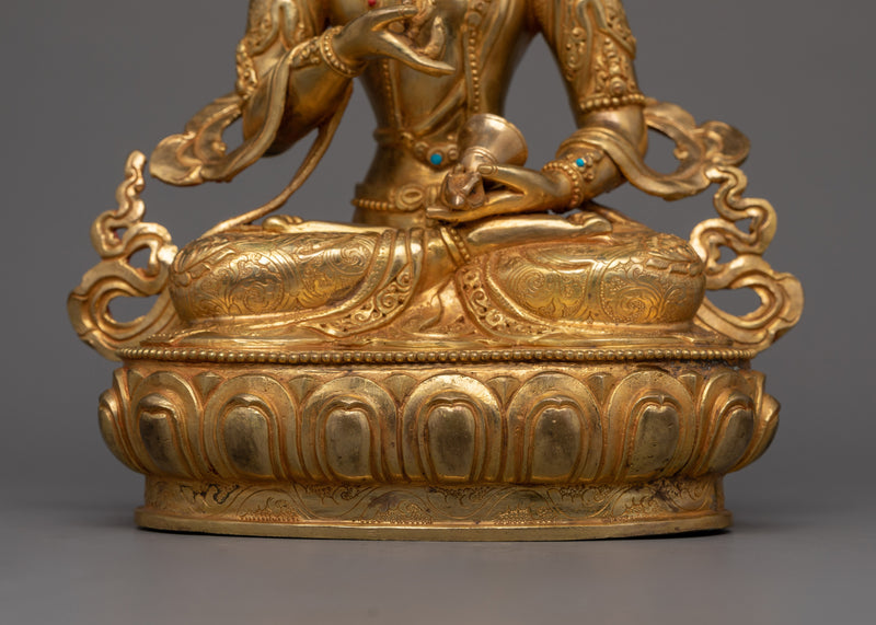 Mindful Decor Vajrasattva Bodhisattva Figurine | Guardian of Purity and Wisdom