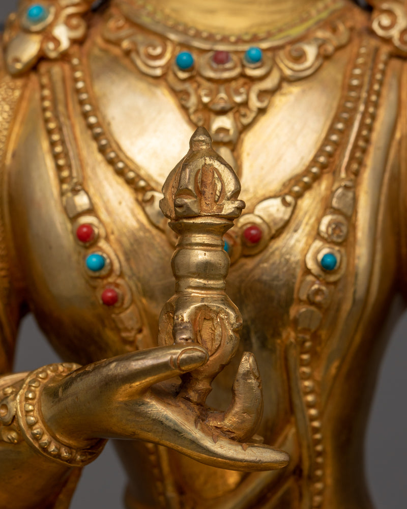 Mindful Decor Vajrasattva Bodhisattva Figurine | Guardian of Purity and Wisdom