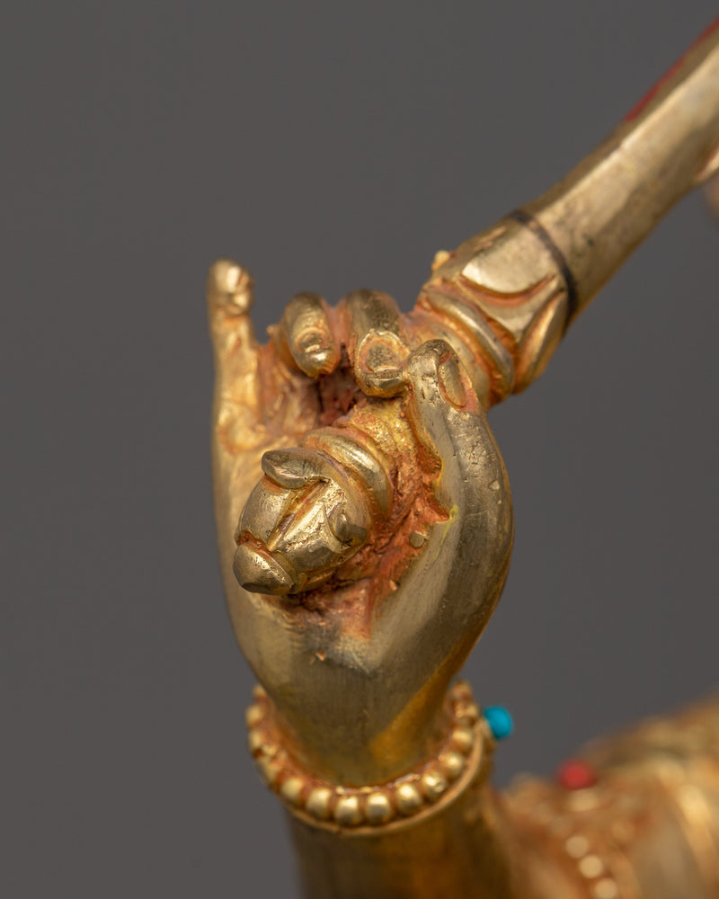 Manjushri A Symbol of Enlightenment | Sculpture of Bodhisattva Wisdom Deity