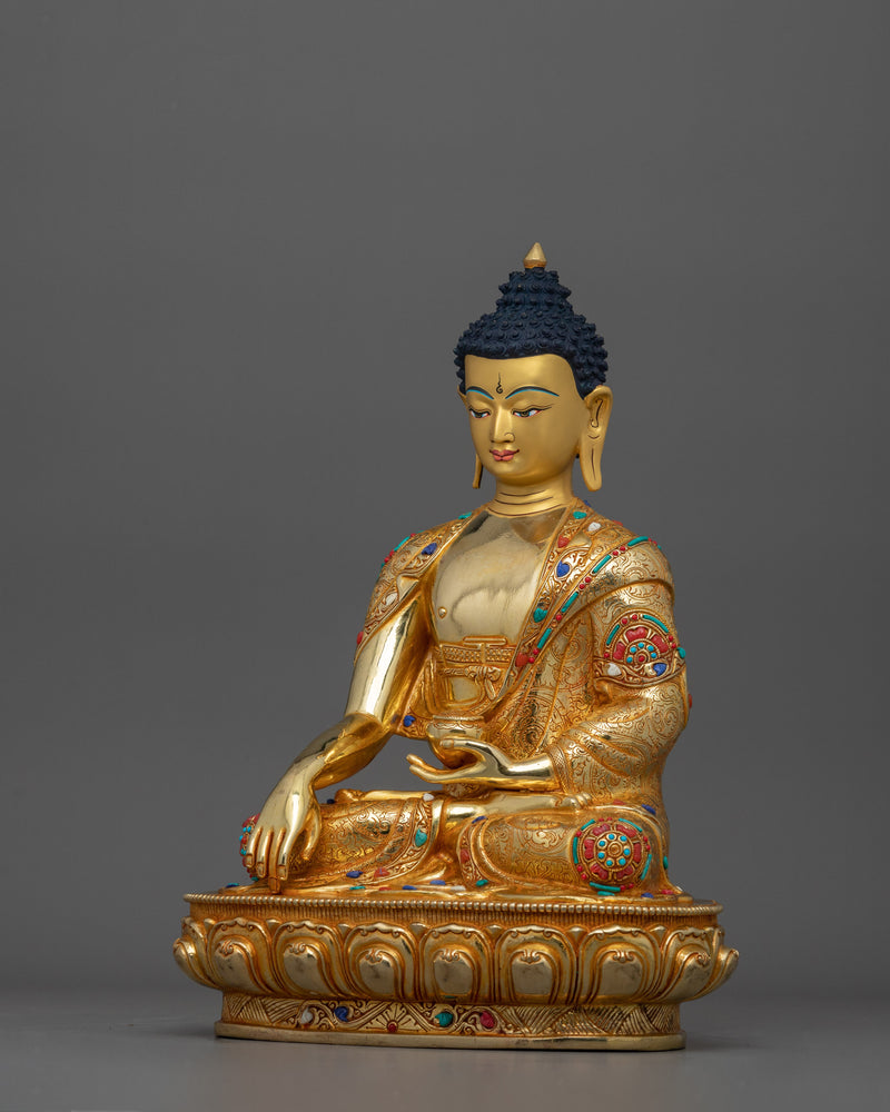 Buddhist Traditional Shakyamuni Buddha Statue  | Representation of Serenity and Wisdom