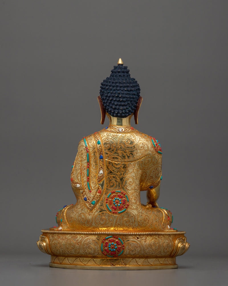 Buddhist Traditional Shakyamuni Buddha Statue  | Representation of Serenity and Wisdom