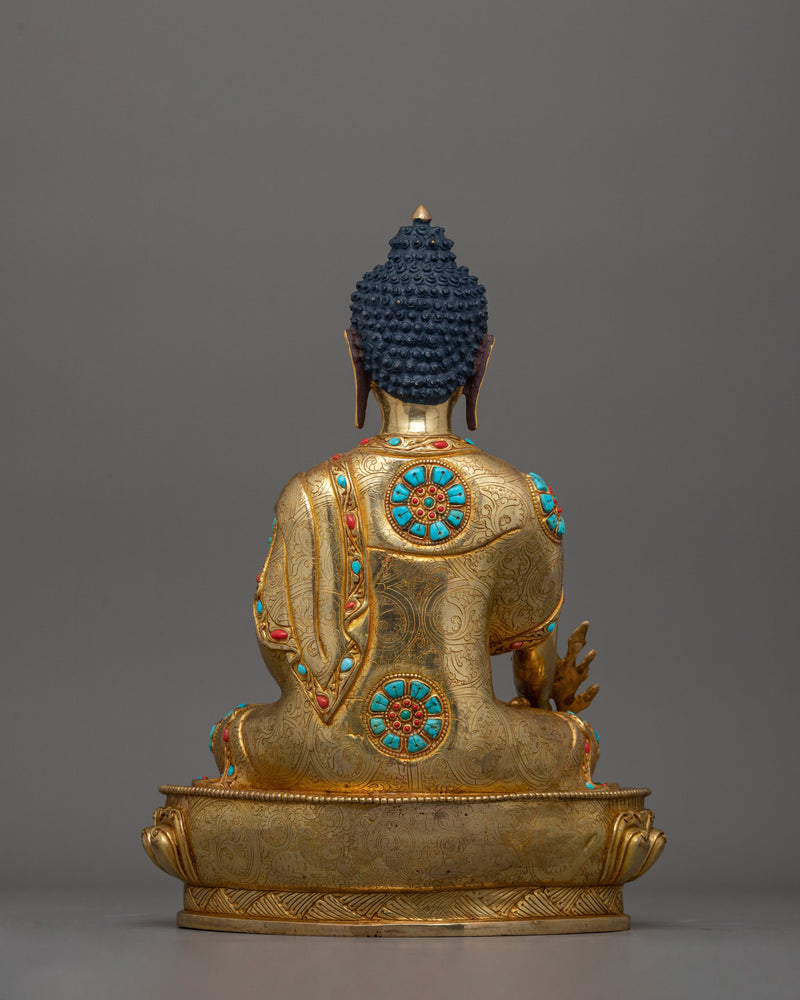 Healer Medicine Buddha Statue | Nepalese Traditional Artifact